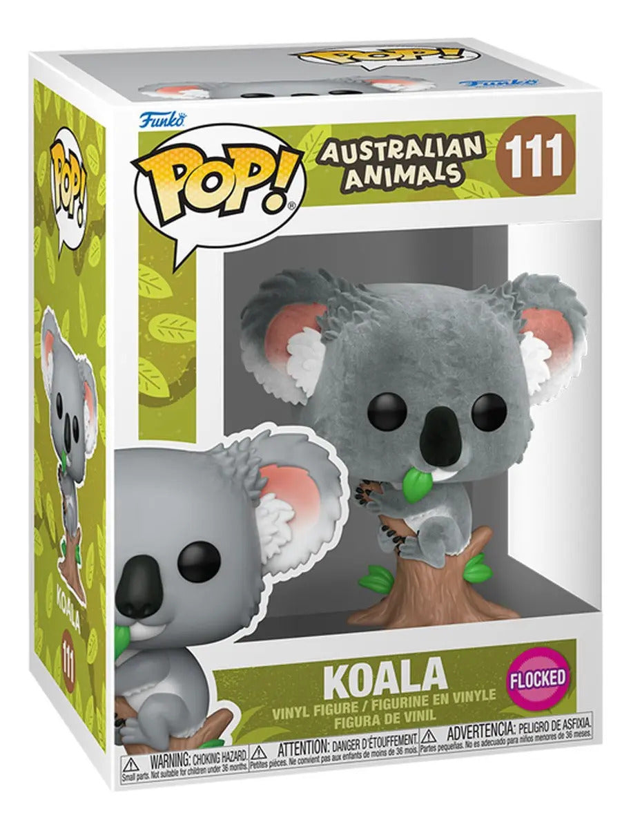 Funko Pop Vinyl: Animales Australianos - Koala Flocked