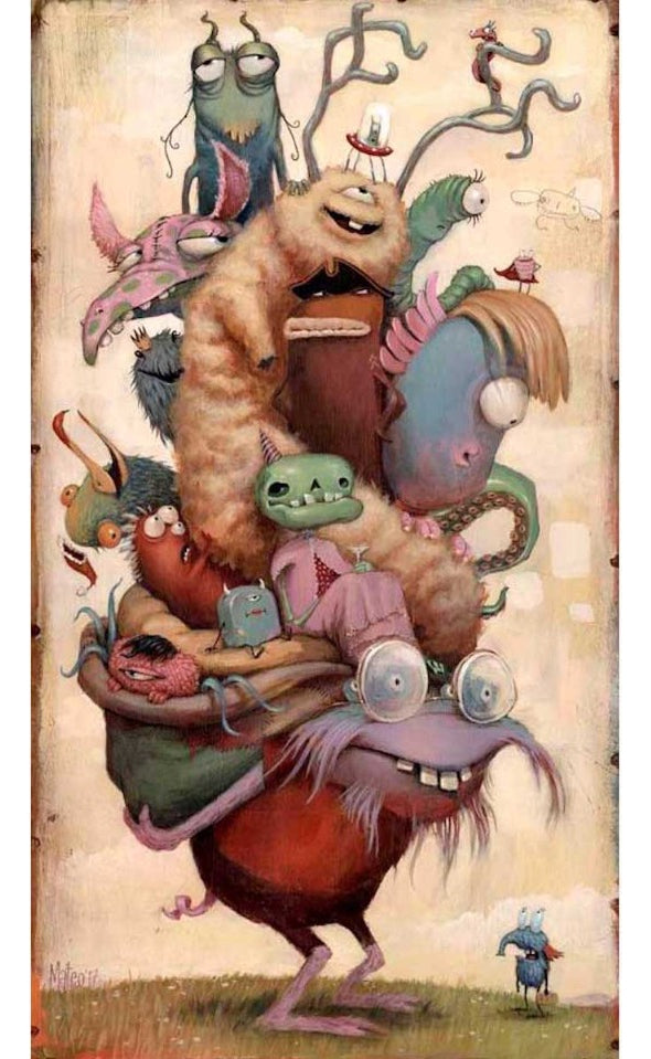 Rompecabezas Zozoville Monton De Monstruos 1000 Pz Ricordi