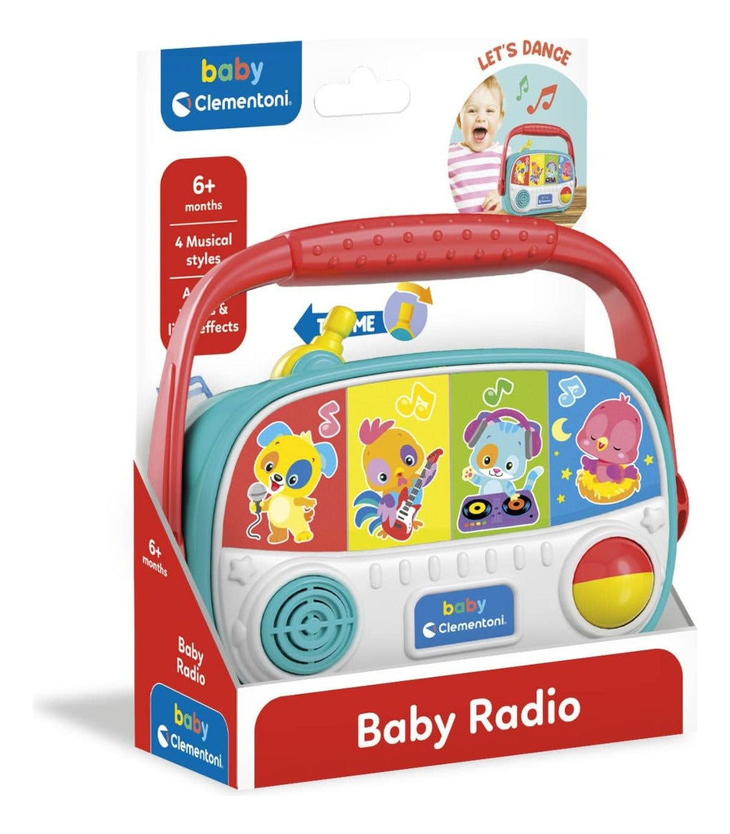 Clementoni - 17459 - Baby Radio - Juguetes Bebé Con Sonido