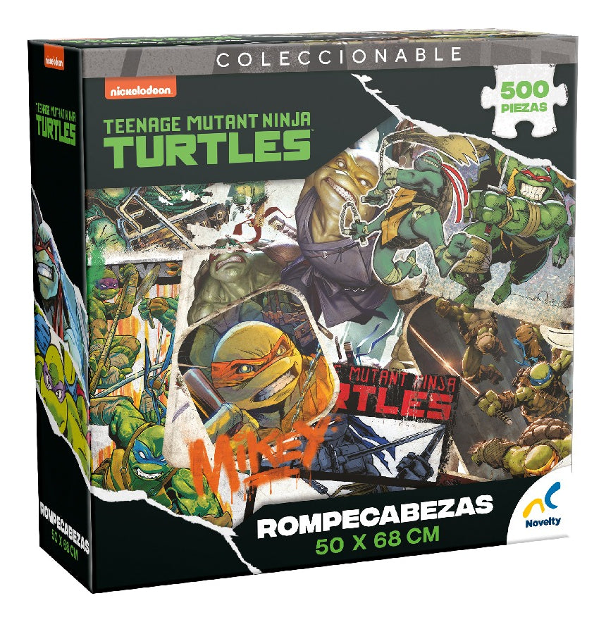 Tortugas Ninja Rompecabezas Coleccionable 500pz Novelty