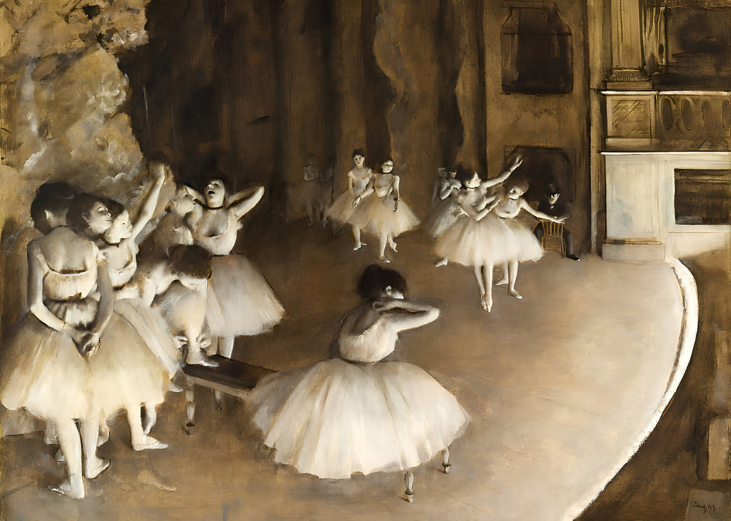 Degas Ensayo De Ballet Mini Rompecabezas 1000 Piezas Tomax