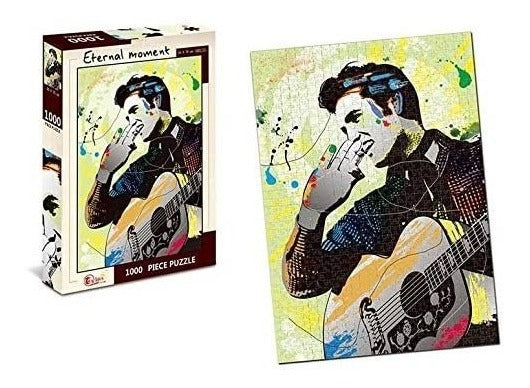 Rompecabezas Hao Xiang 1000 Piezas Elvis Presley Arte 70x50cm