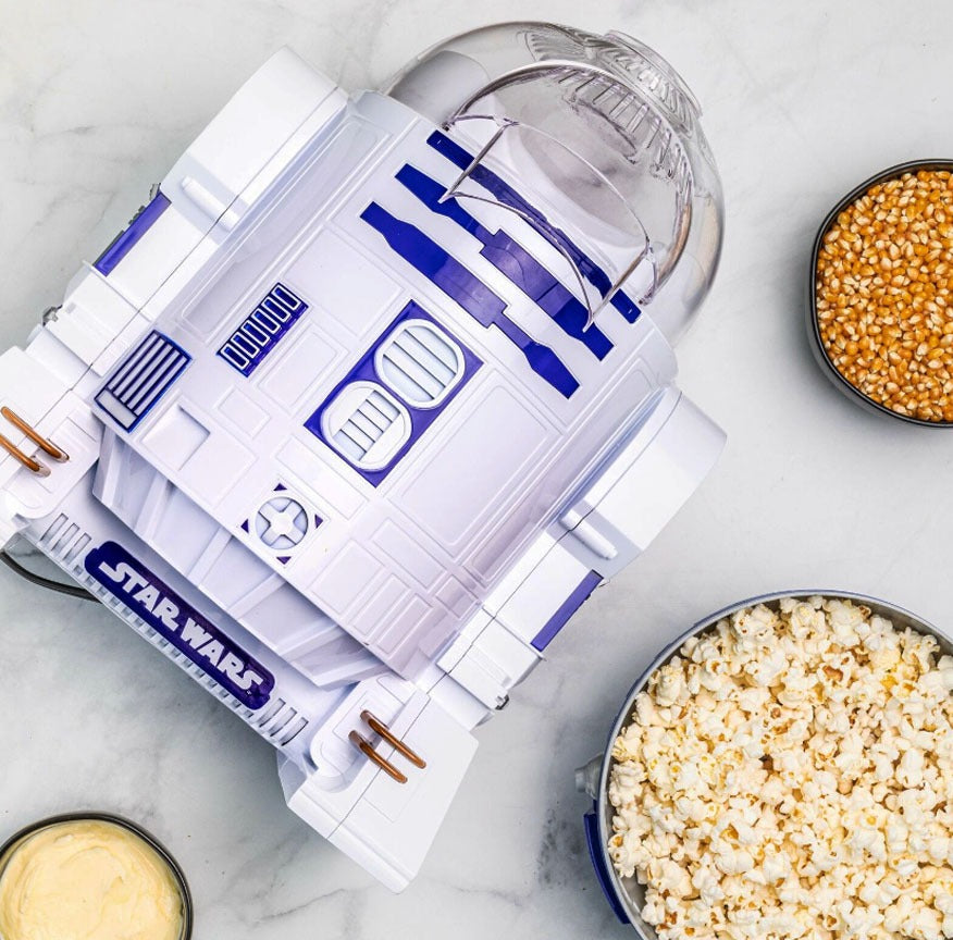Máquina Para Hacer Palomitas Uncanny Brands Star Wars R2-d2 Blanco