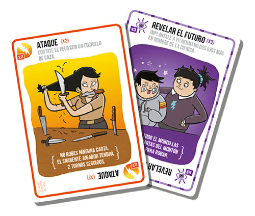 Asmodee Exploding Kittens Exploding Kittens El Bien Contra El Mal El Bien Contra El Mal Ekiek12es Español