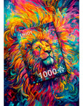 Rompecabezas 1000 Piezas León Modelo 2205 Material Cartón Enjoy Puzzle