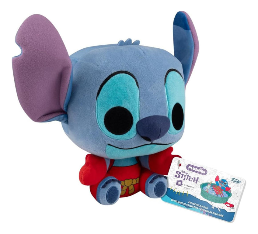 Peluches Funko Stitch Disfraz Sebastian, Simba, Gato 3 Pzs