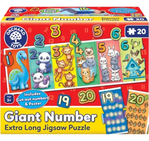 Rompecabezas Gigante  Números Orchard Toys 26 Piezas
