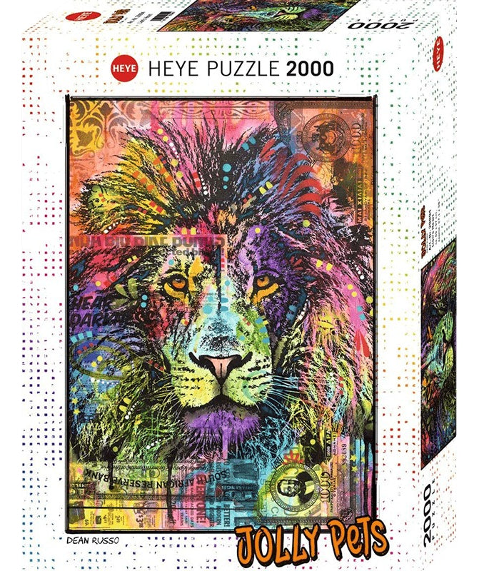 Rompecabezas, Puzzle, 2000 Piezas Heye: Jolly Pets: León