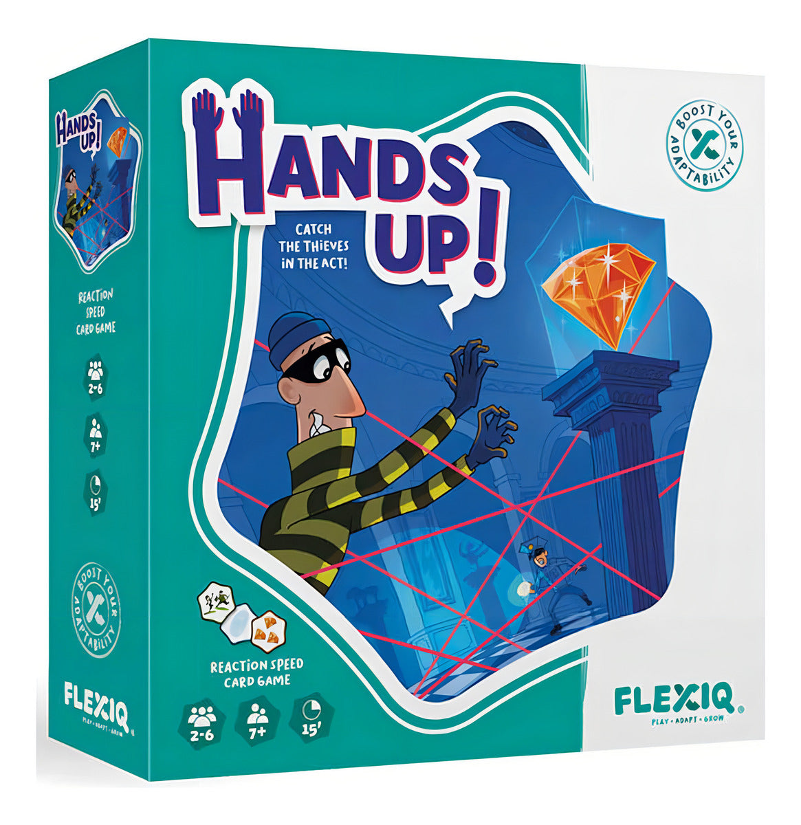 Juego De Mesa Hands Up Flexiq Destreza Cartas En Español Para Niños