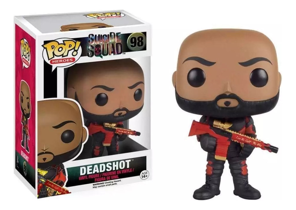 Deadshot Sin Máscara Suicide Squad Funko Pop Will Smith