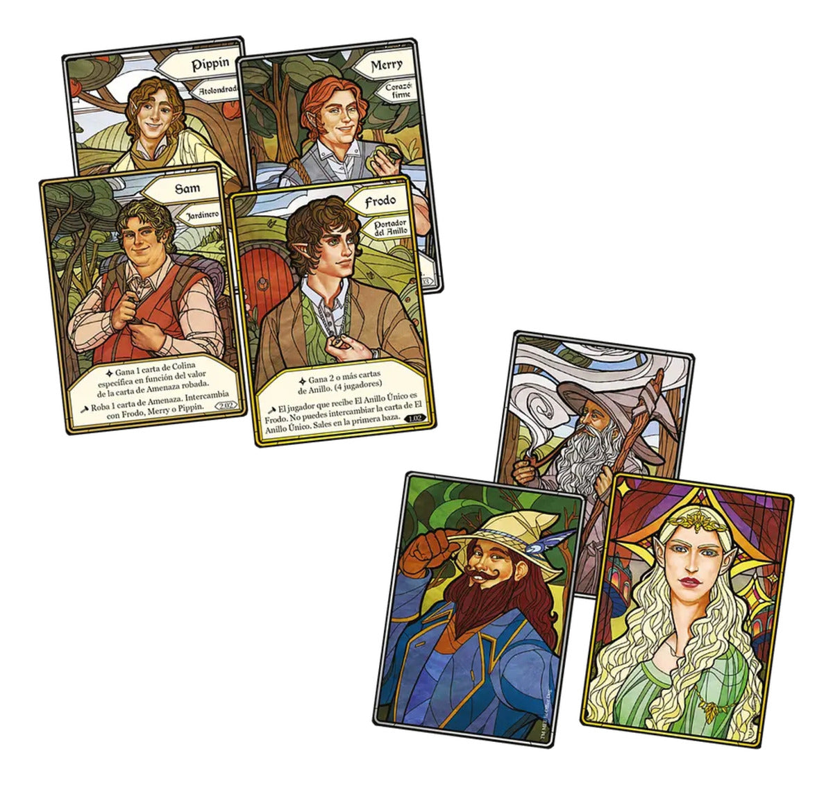 Juego Cooperativo La Comunidad Del Anillo - Office Dog Físico Cartas