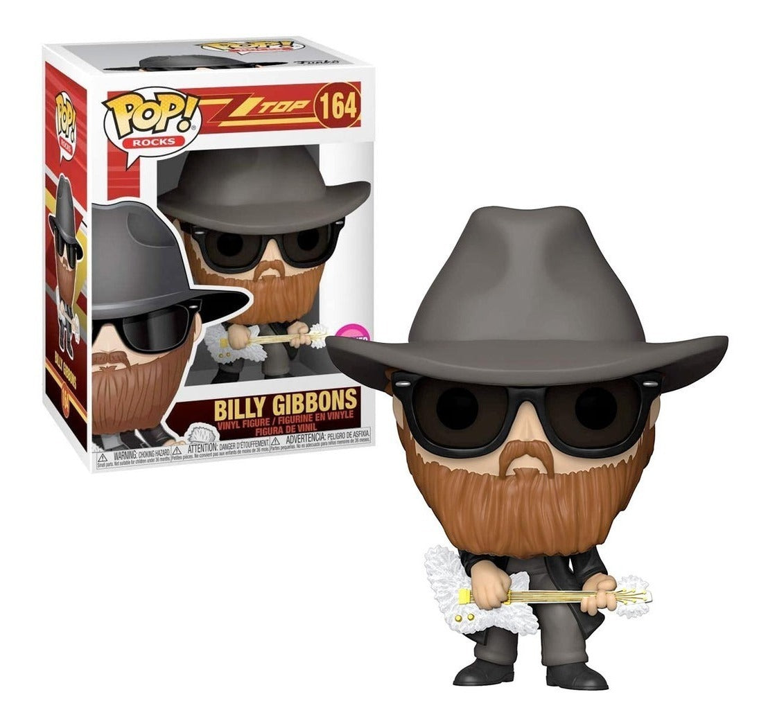 Billy Gibbons Zz Top Flocked Fuko Pop Rocks La Grange