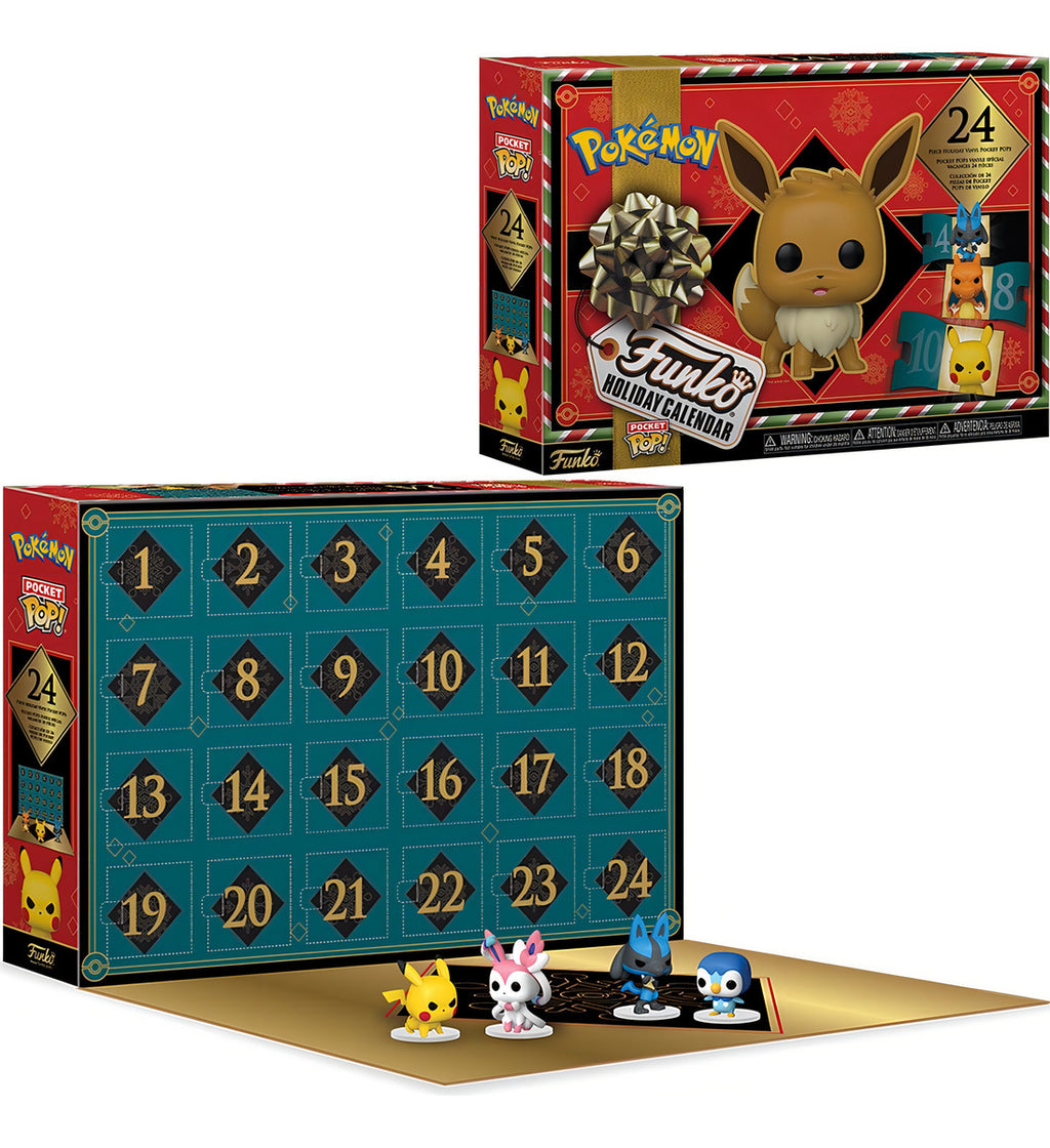 Calendario De Adviento Cuenta Regresiva De 24 Días Para Las Festividades De Pokémon Funko