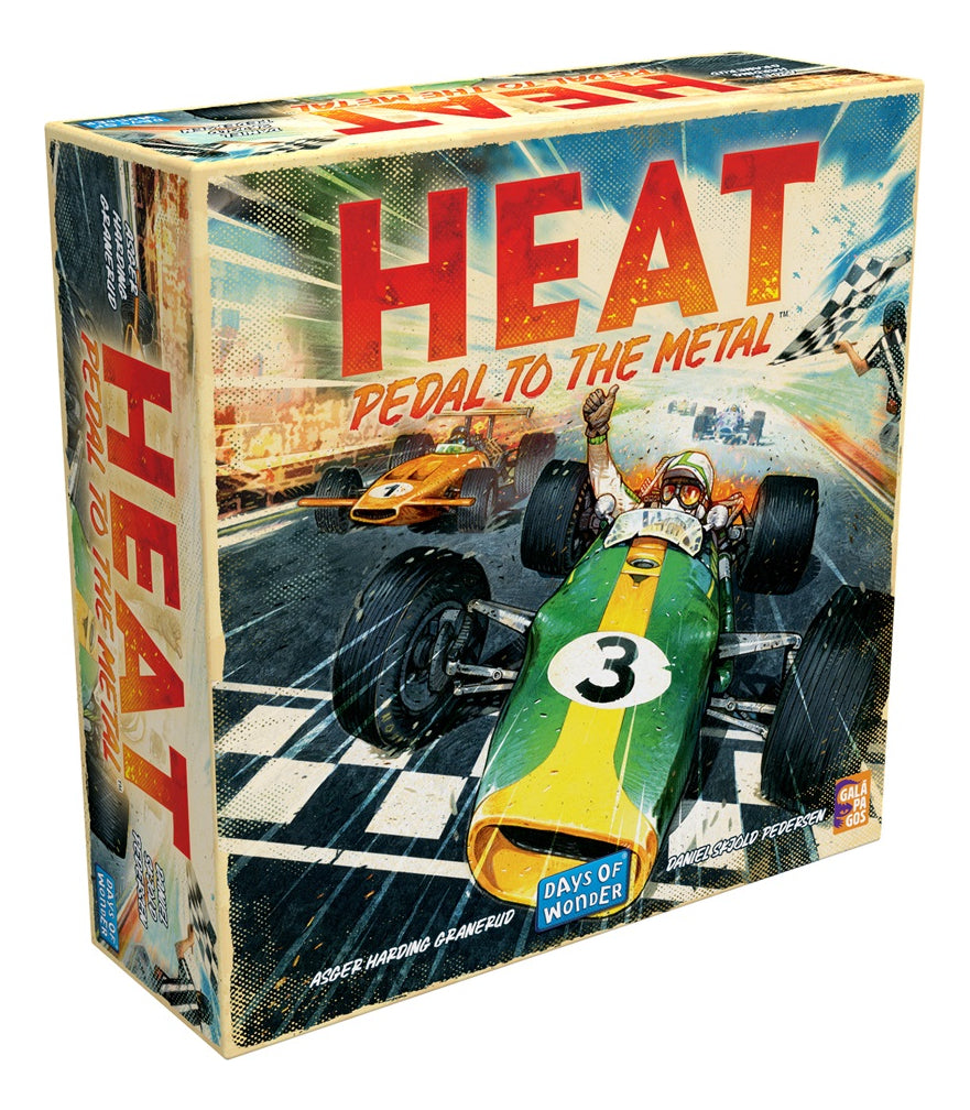 Juego De Mesa Heat En Español Carreras Velocidad Asmodee