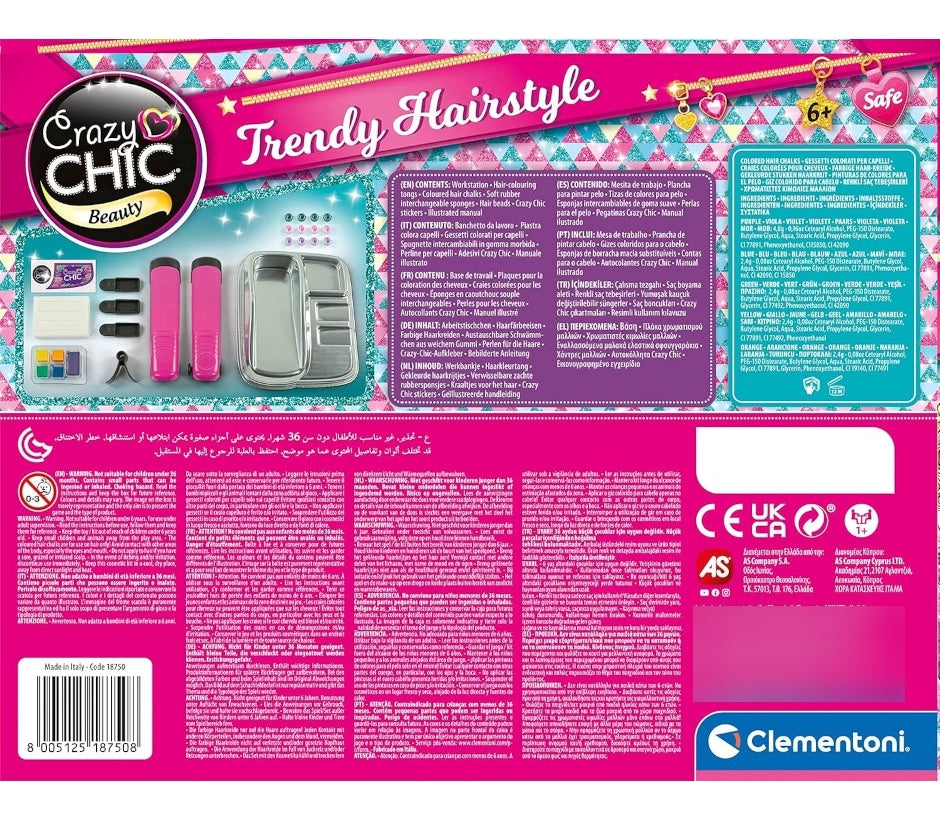 Crazy Chic  Set De Peinado Clementoni