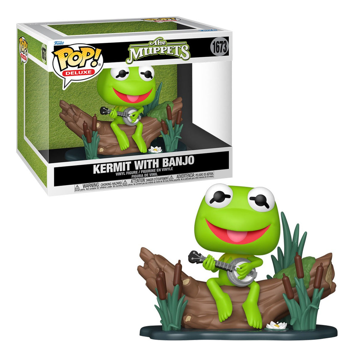 Funko Pop! Deluxe The Muppets - Kermit With Banjo