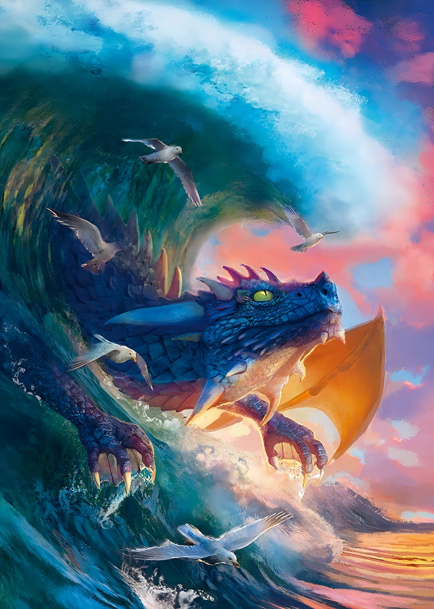 Carrera Dragón En Mar Rompecabezas 1000 Piezas Ravensburger