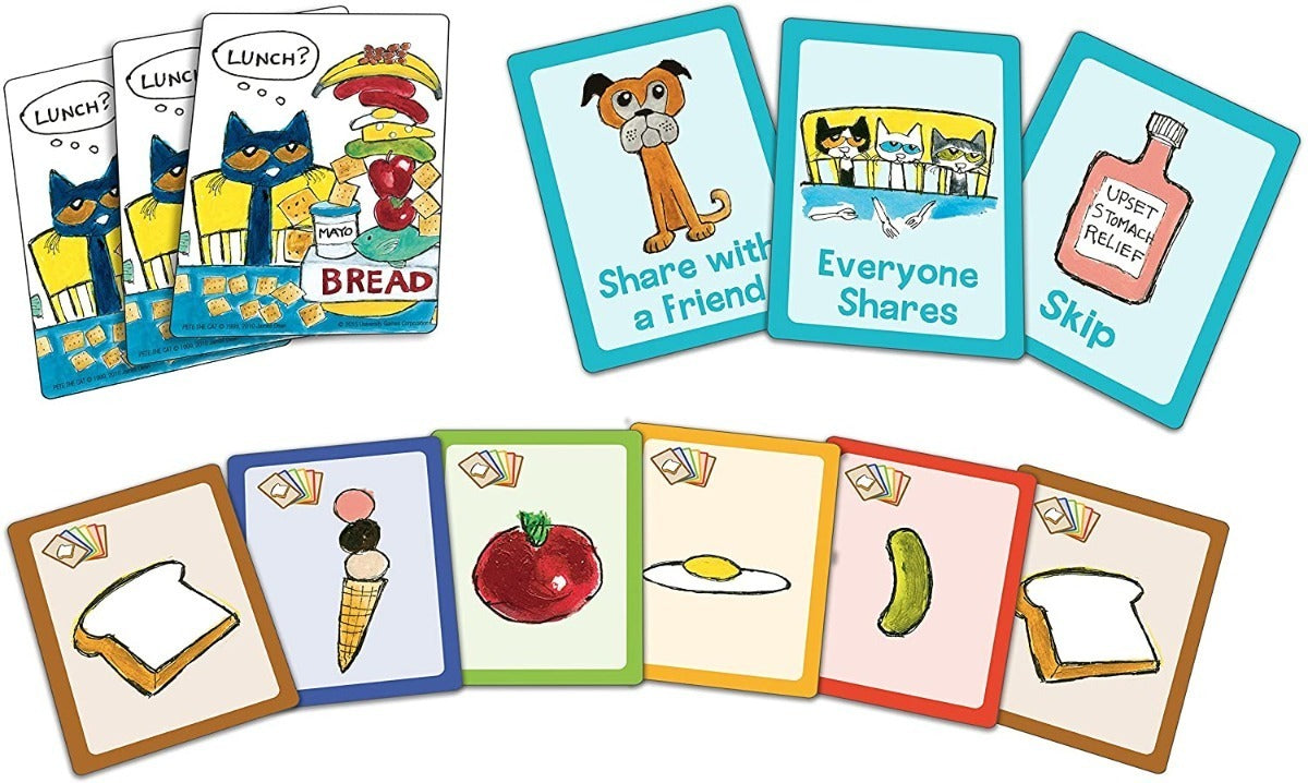 Pete The Cat Big Lunch Card Game Briarpatch Juego De Cartas