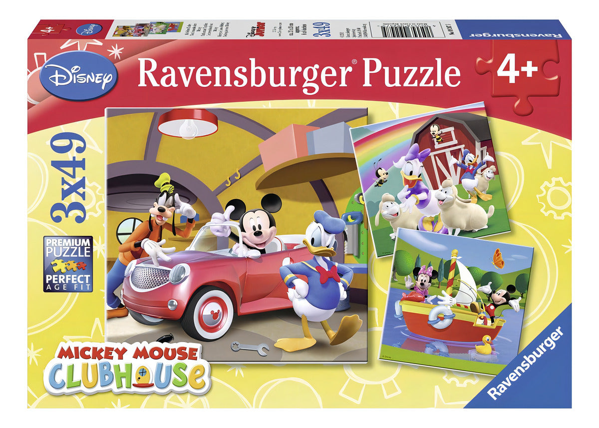 9247 Amamos A Mickey Rompecabezas Ravensburger 3x49 Piezas
