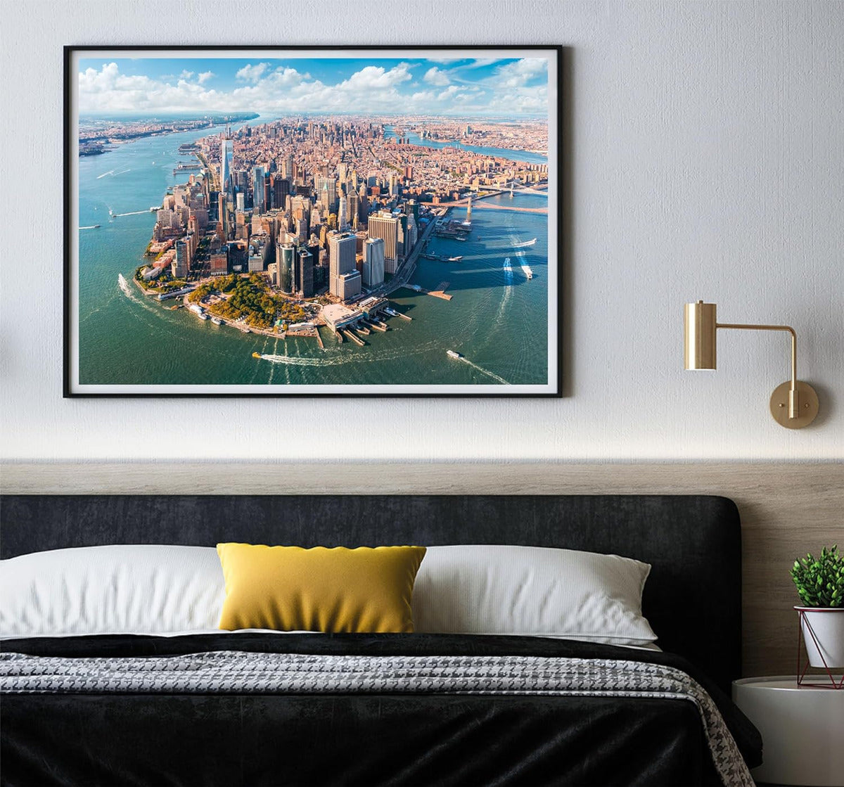 Vista Manhattan Desde El Sur Rompecabezas Clementoni 1000 Pz