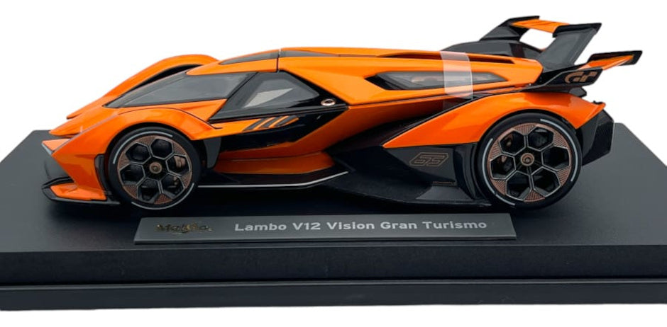Auto Lamborghini V12 Vision Gran Turismo Maisto Naranja 1:18