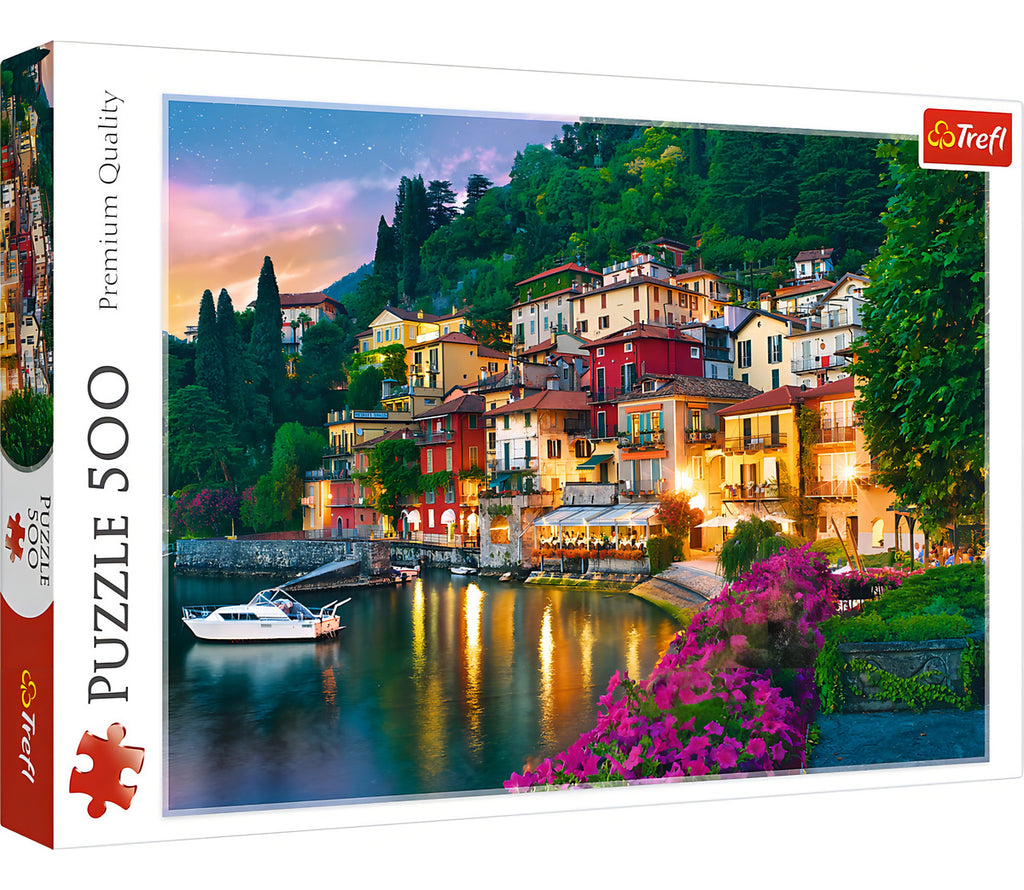 Rompecabezas Trefl Paisaje Lago Como Italia 500 Piezas 14+