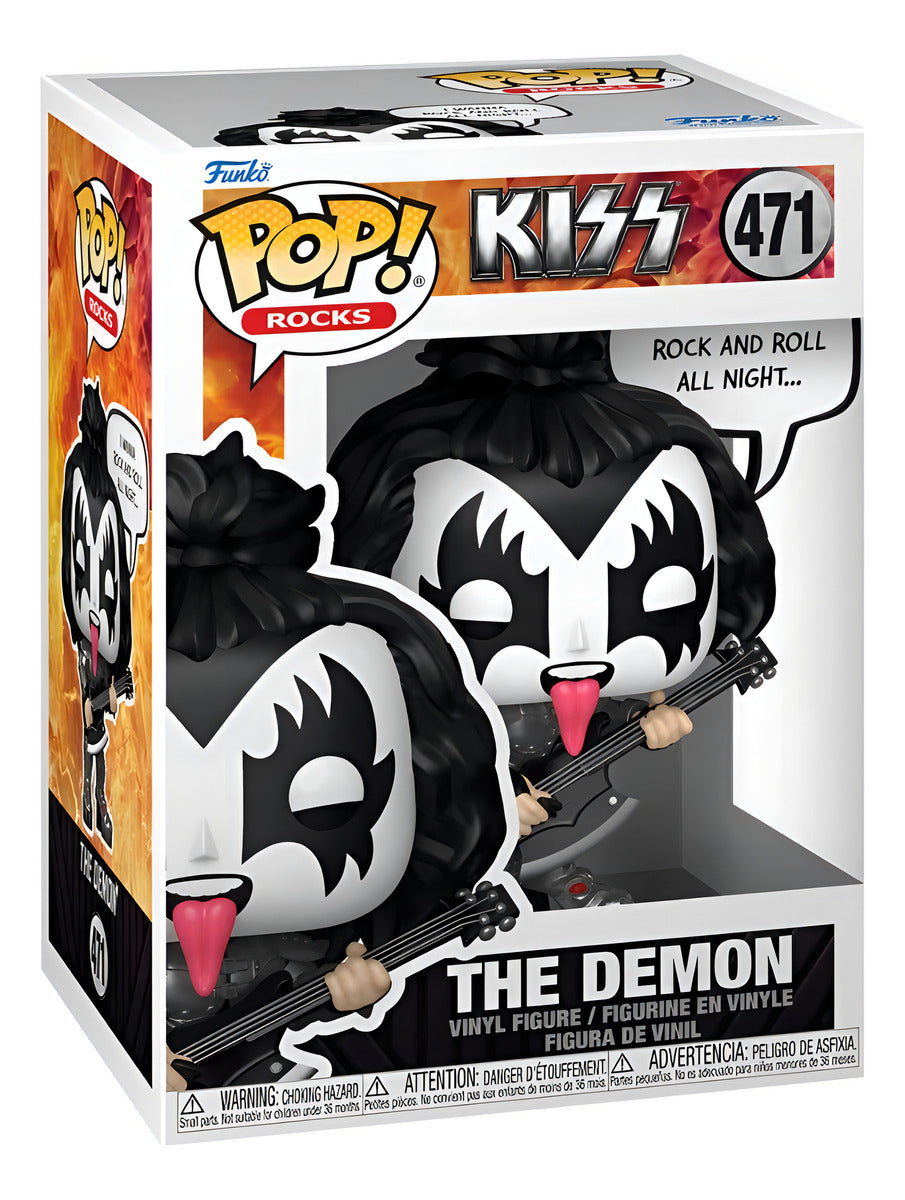 Funko Pop! Kiss The Demon Rock And Roll All Nite Sayings 471