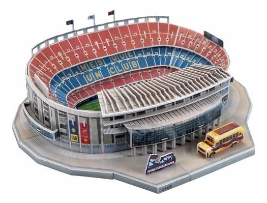 Rompecabezas 3d Nanostad Estadio Camp Nou Barcelona Laliga