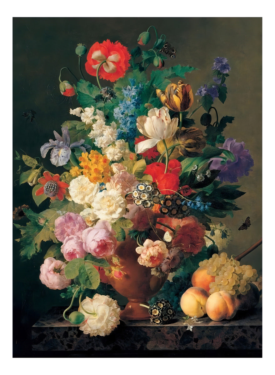 Rompecabezas Clementoni Museum Collection Van Dael  - Vaso Di Fiori 31415 De 1000 Piezas
