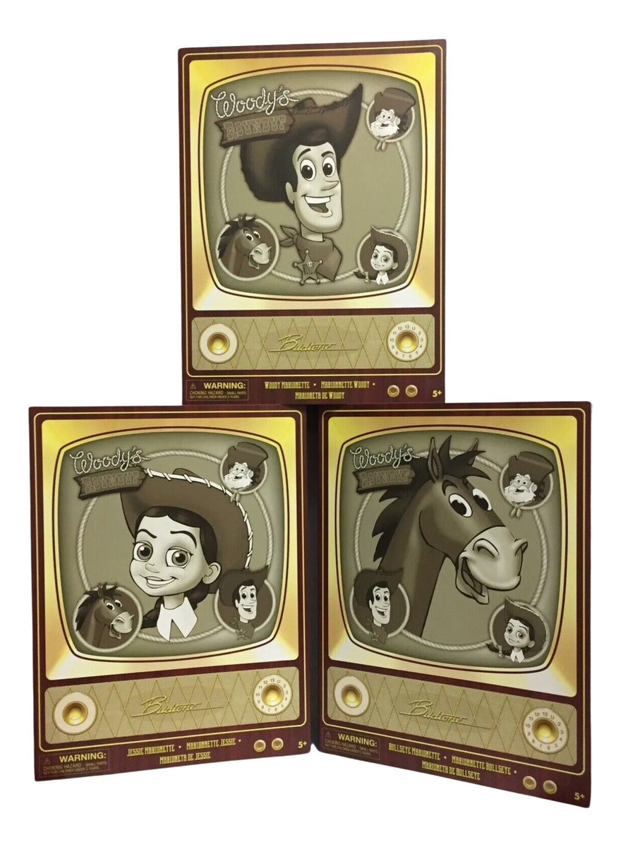 Set 3 Marionetas Toy Story Woody Jessie Tiro Al Blanco