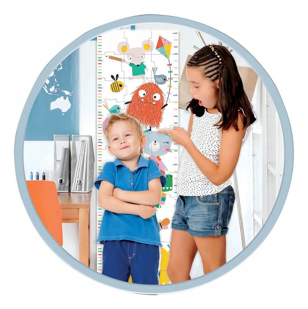 Rompecabezas Infantil Mide Peques Lemon Ribbon de Educa Borras para Niños de 3 a 5 Años con 33 Piezas