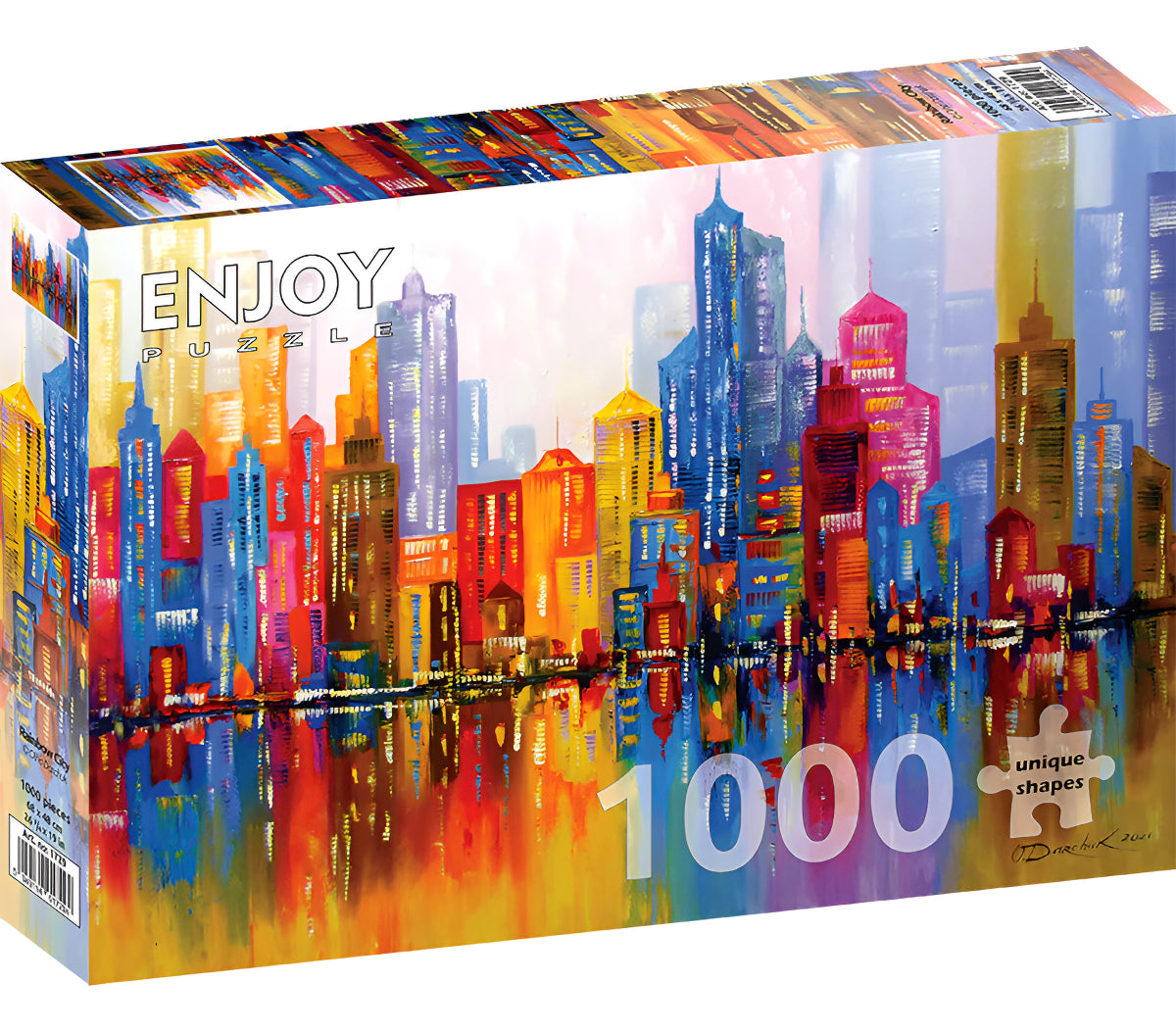 Rompecabezas Ciudad Arcoíris 1000 Piezas Enjoy Puzzle
