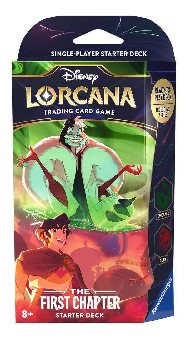 Juego Carta Lorcana Starterdeck Cruella/aladdin Ravensburger