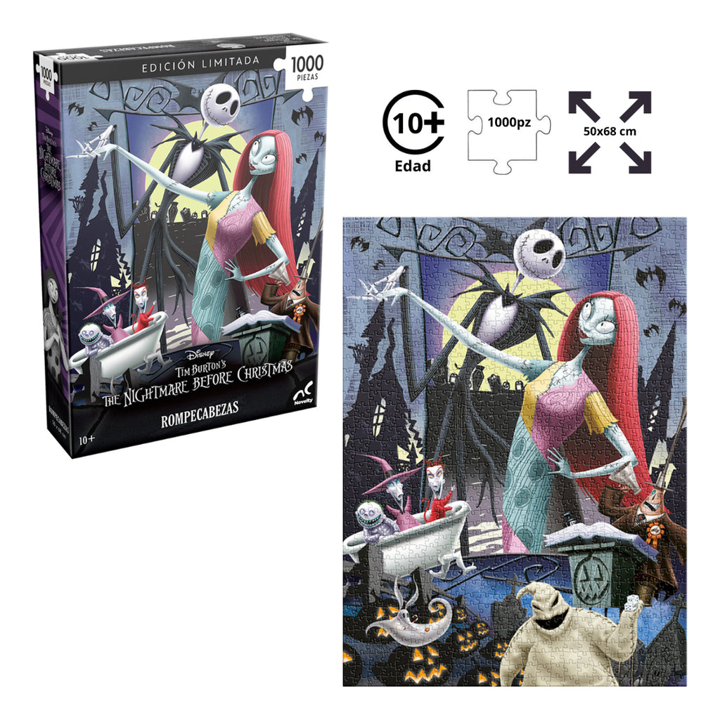 Rompecabezas The Nightmare Before Christmas Coleccionable Novelty 1000pz