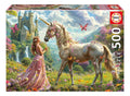 Rompecabezas 500 Piezas Hadas Unicornios Y Mariposas Educa