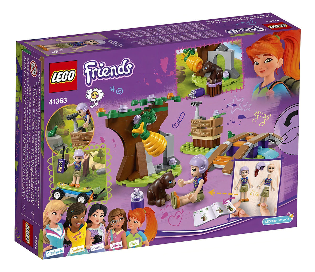 Lego 41363 Friends Aventura En El Bosque De Mia 134pz 134