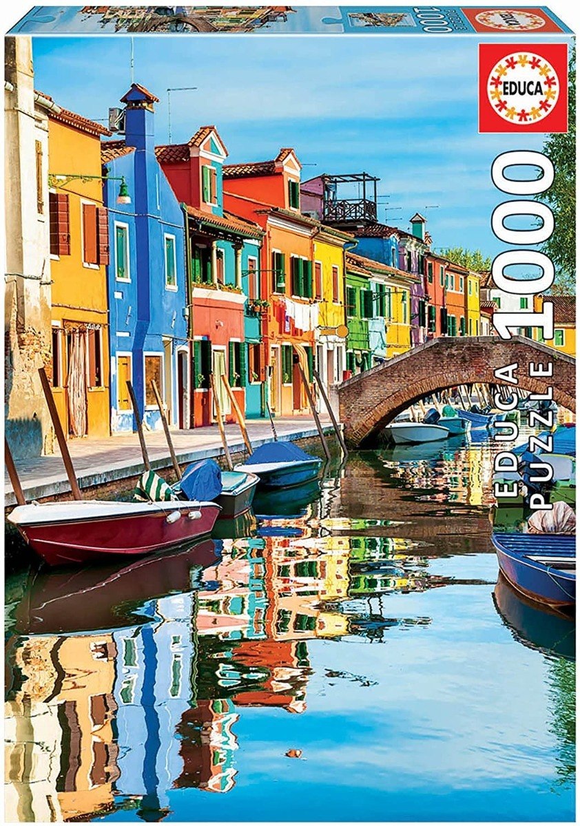 19023 Burano Venecia Italia Rompecabezas 1000 Piezas Educa