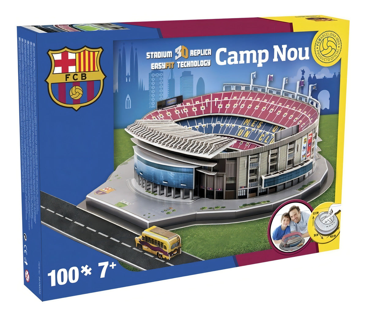 Rompecabezas 3d Nanostad Estadio Camp Nou Barcelona Laliga