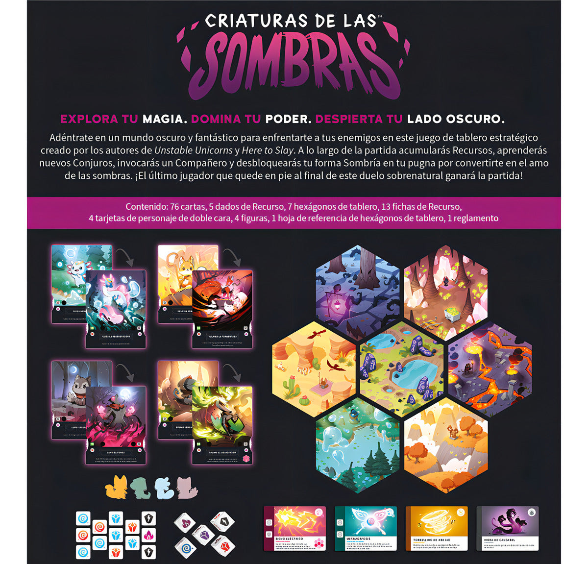 Criaturas De Las Sombras - Juego De Mesa