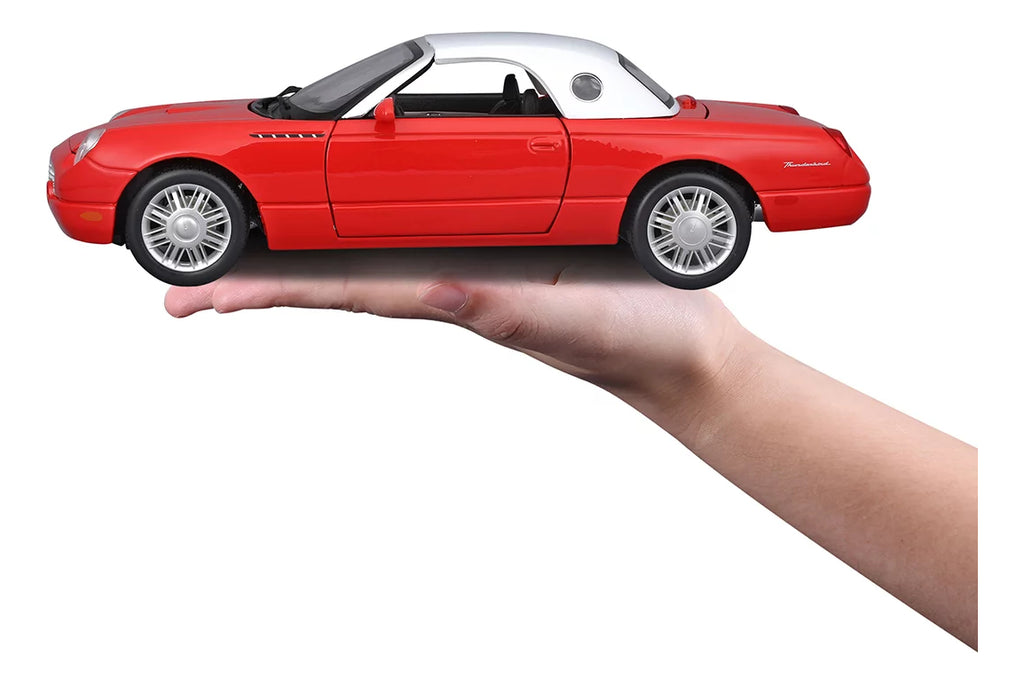 Auto A Escala Ford Thunderbird Maisto 1:18 Rojo