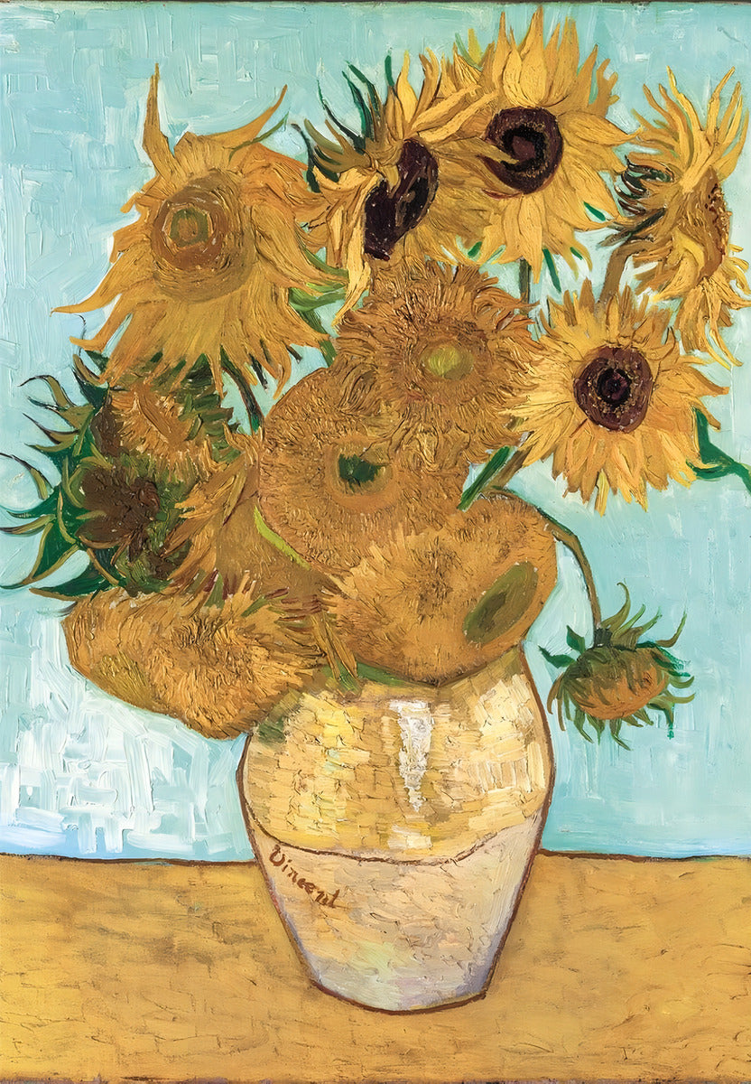 Rompecabezas 1000 Piezas Arte Girasoles Van Gogh Clementoni