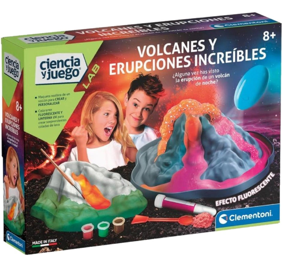 Ciencia Y Juego  Volcanes Y Súper Erupciones Clementoni 5547