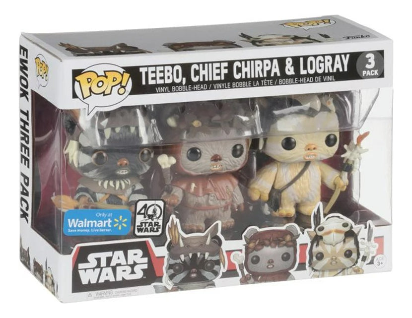 Ewoks Teebo Chief Chirpa Logray Funko Pop Star Wars Walmart