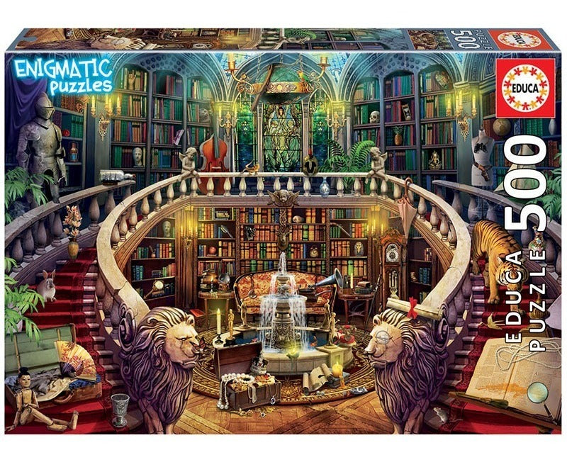 Biblioteca 500 Piezas Rompecabezas Educa