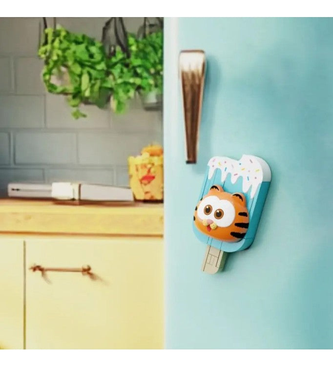 Set De Construcción Garfield Paleta Imán Para Refri Pantasy