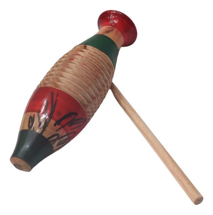 Güiro Infantil Educa Madera Marrón Con Raspador Instrumento Musical Niños