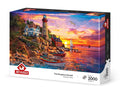 Art Puzzle Muhte?em Bat?? Rompecabezas 2000 Piezas Hermosa Puesta de Sol Marca 96X68 cm