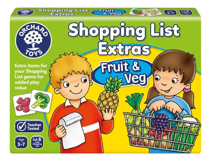 Juego De Mesa Educativo Shopping List Fruit Veg Orchard Niños 3+