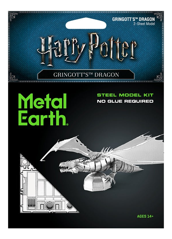 Rompecabezas Metal 3d Fascinations El Dragón De Gringott´s