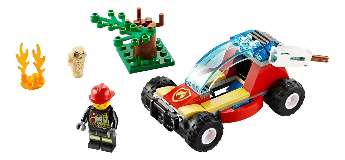 Kit De Construcción Lego City Incendio En El Bosque 60247 84